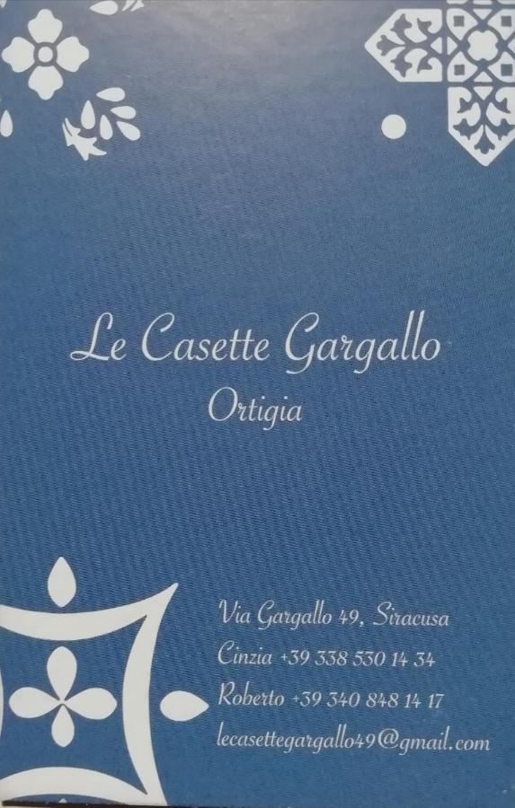 Le Casette Gargallo 1 - Ortigia سيراكوزا المظهر الخارجي الصورة